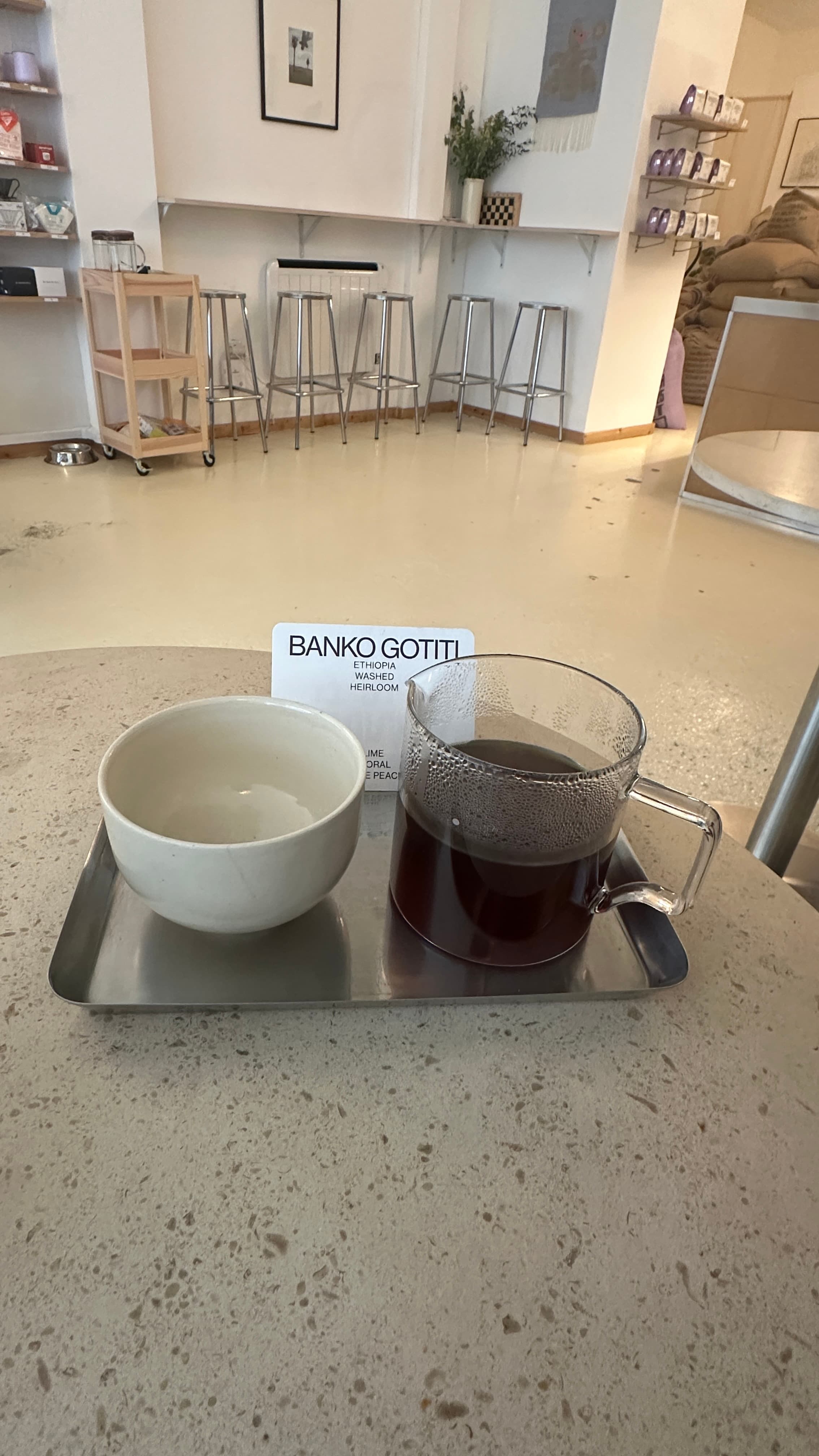 Tried their Banko Gotiti coffee and it was a nice one. However, very light and I feel they could hav
